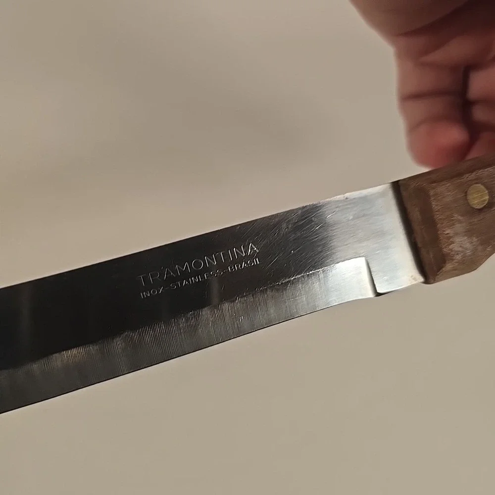Tramontina Inox SLICER Stainless Wood 12